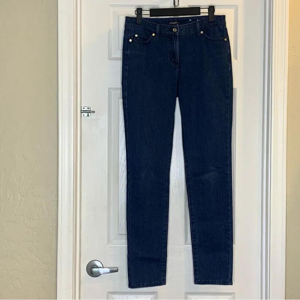 J. McLaughlin dark wash straight leg jeans sz 4